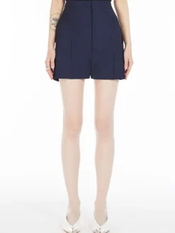 High-waisted shorts
