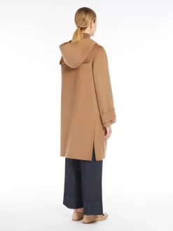 Hooded wool parka