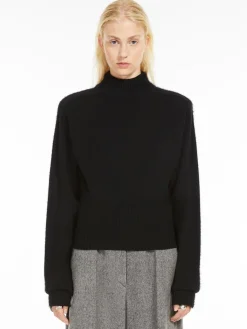 Inlaid wool sweater
