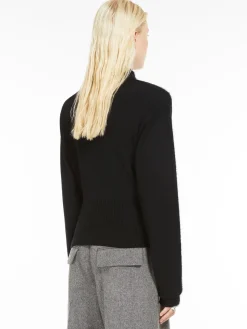 Inlaid wool sweater