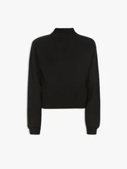 Inlaid wool sweater