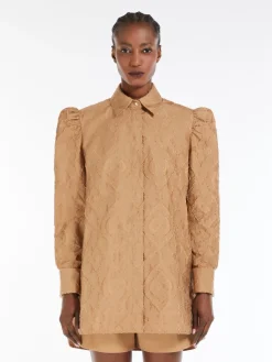 Jacquard fil coupé shirt