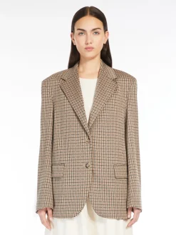 Jacquard jersey blazer