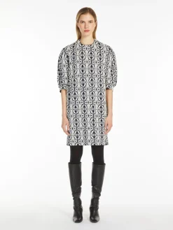Jacquard jersey dress