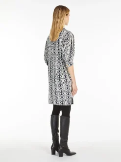 Jacquard jersey dress