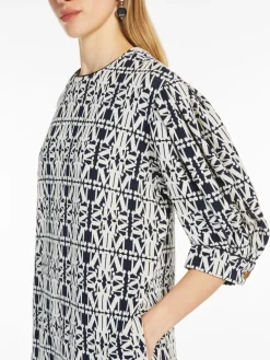 Jacquard jersey dress