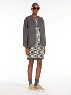 Jacquard knit dress