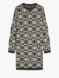 Jacquard knit dress