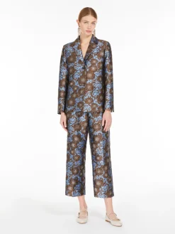 Jacquard silk jacket