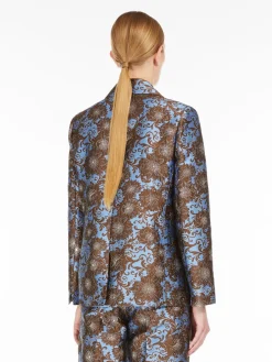 Jacquard silk jacket