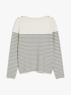 Jacquard viscose sweater