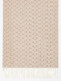 Jacquard wool stole