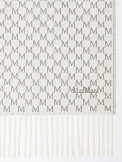 Jacquard wool stole