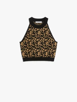Jacquard yarn top