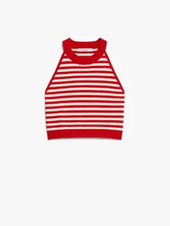 Jacquard yarn top