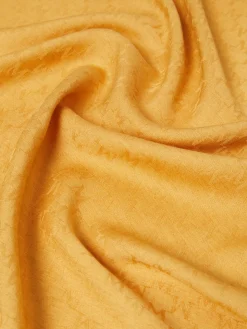 Jacquard-knit wool and silk stole