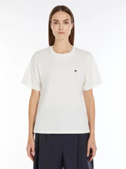 Jersey crew-neck T-shirt