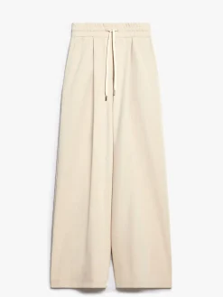 Jersey drawstring trousers