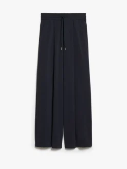 Jersey drawstring trousers