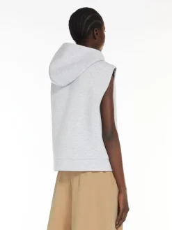 Jersey hooded gilet