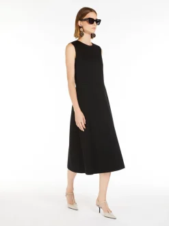 Jersey midi dress