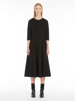 Jersey midi dress