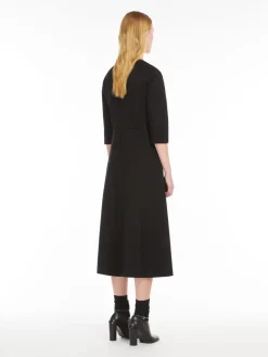 Jersey midi dress