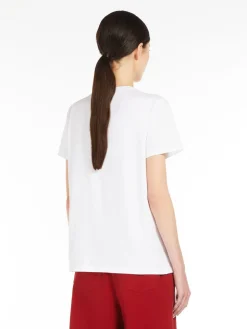 Jersey T-shirt with embroidered pocket