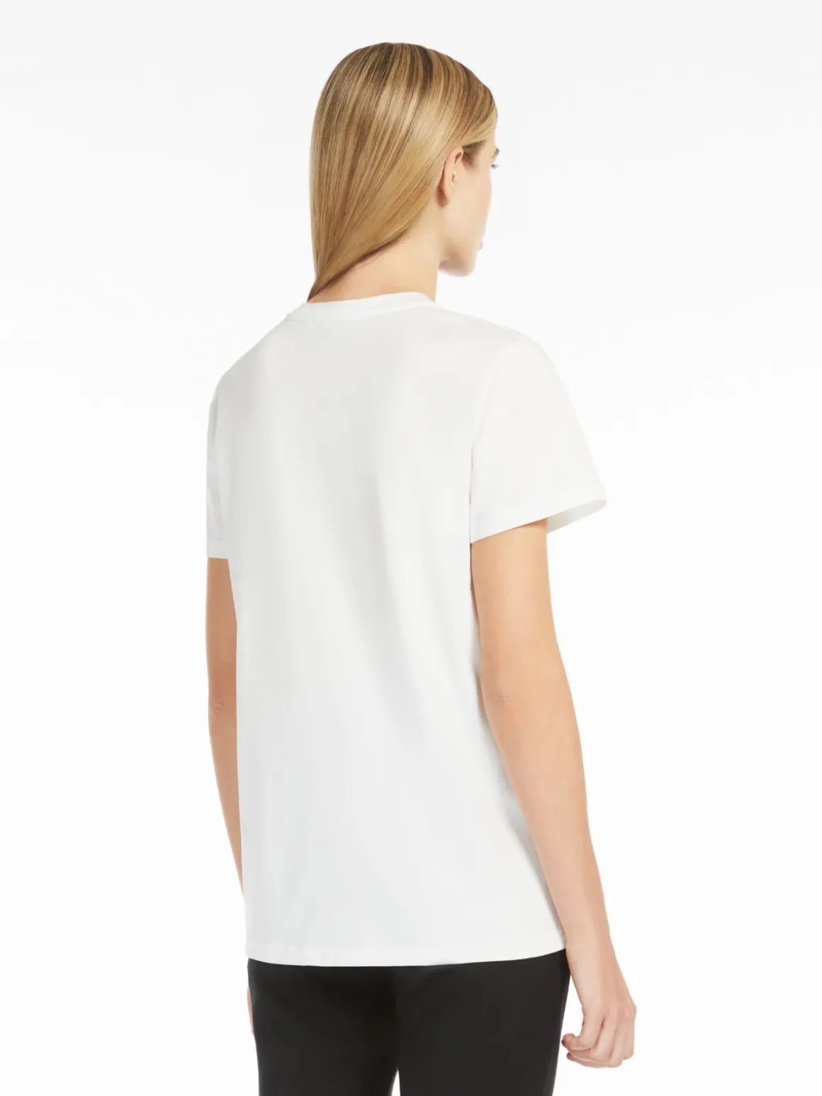 Jersey t-shirt with embroidery