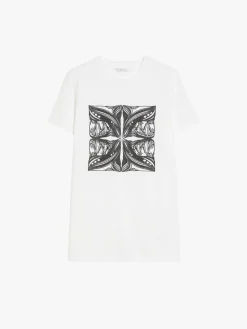 Jersey t-shirt with embroidery