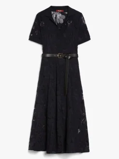Lace polo shirt dress