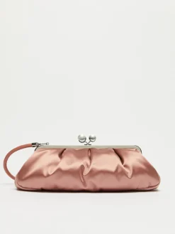 Large satin Pasticcino Bag
