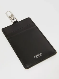 Leather badge holder