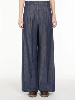 Lightweight denim trousers