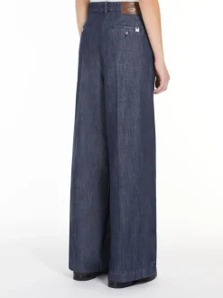 Lightweight denim trousers