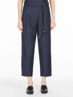 Lightweight denim trousers