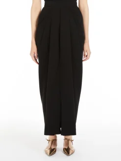 Long cady skirt with pleats