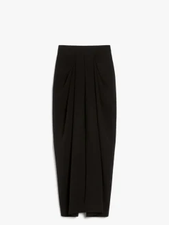 Long cady skirt with pleats