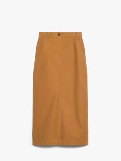 Long canvas skirt