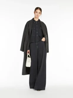Long double-faced wool coat