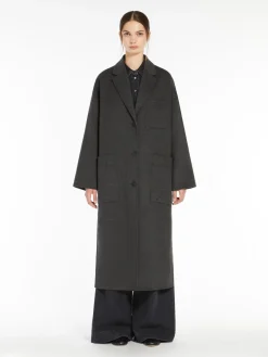 Long double-faced wool coat