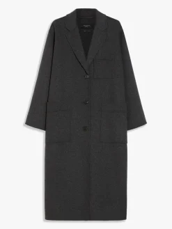 Long double-faced wool coat