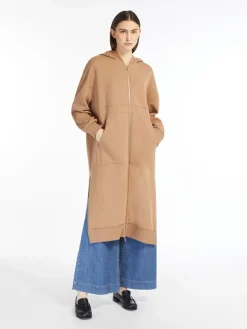 Long jersey sweatshirt