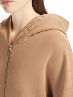 Long jersey sweatshirt