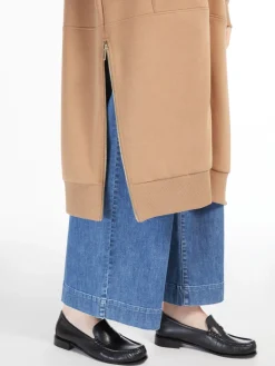 Long jersey sweatshirt