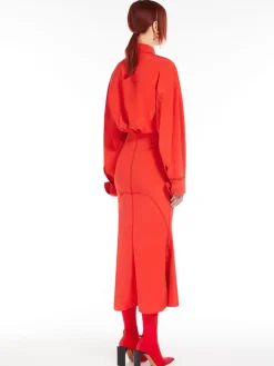 Long mermaid shirt dress
