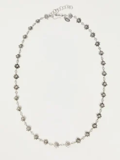 Long metal necklace