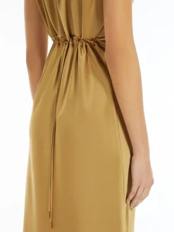 Long satin dress
