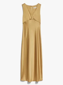 Long satin dress