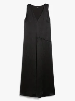 Long satin dress